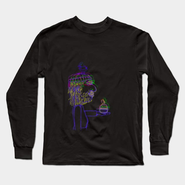 Chinese Fighting Chicken Long Sleeve T-Shirt by AANNEETT